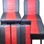 Camilla Ergonómica para Tatuajes– Diseño Bicolor Ajustable